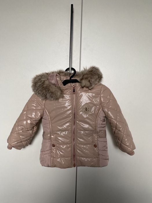 Nowa śliczna kurteczka zimowa dla dziewczynki River Island 74cm