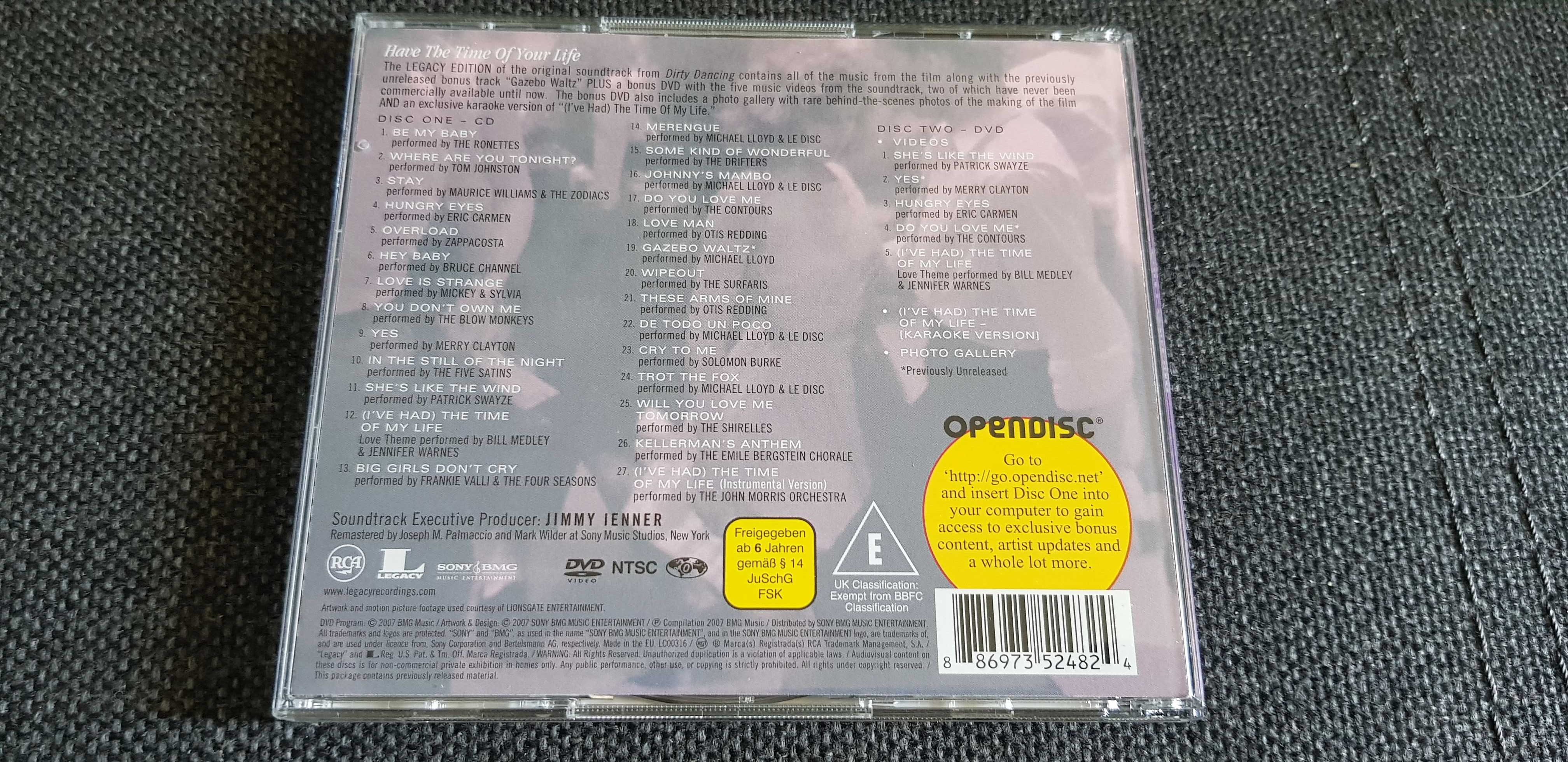 Dirty Dancing Soundtrack  CD + DVD