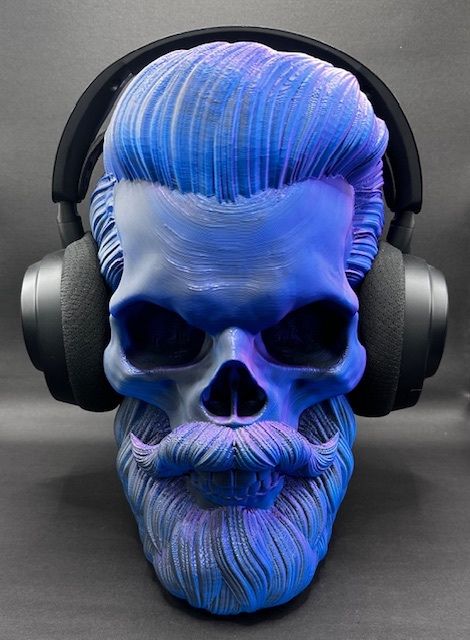 3D Підставка для навушників / череп / подарунок