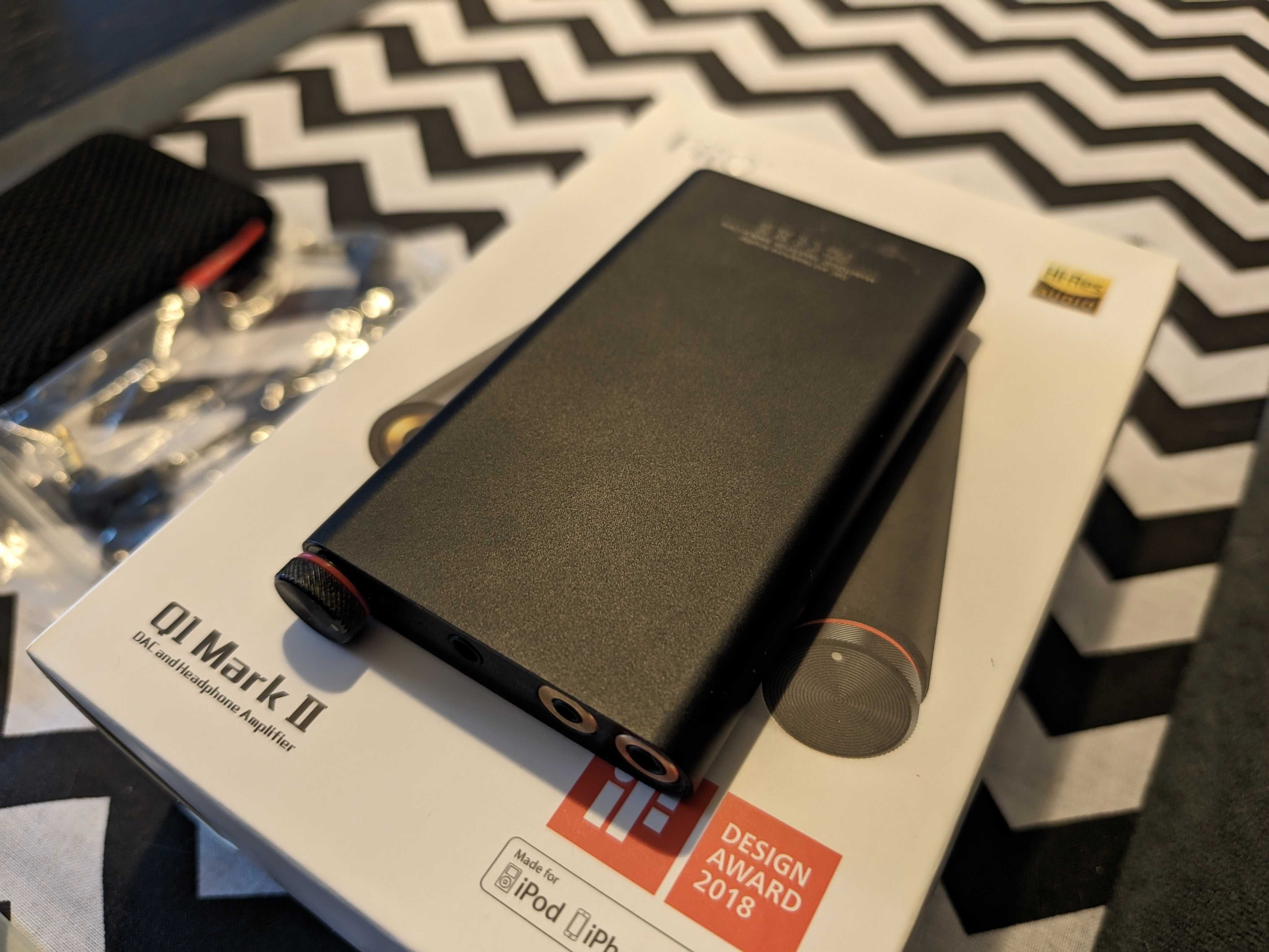 Wzmacniacz przenośny DAC FiiO Q1 Mark II komplet