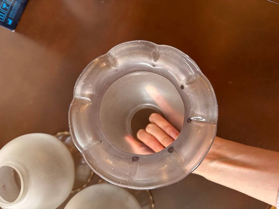 Плафони з різьбою вуличні і для світильників люстри