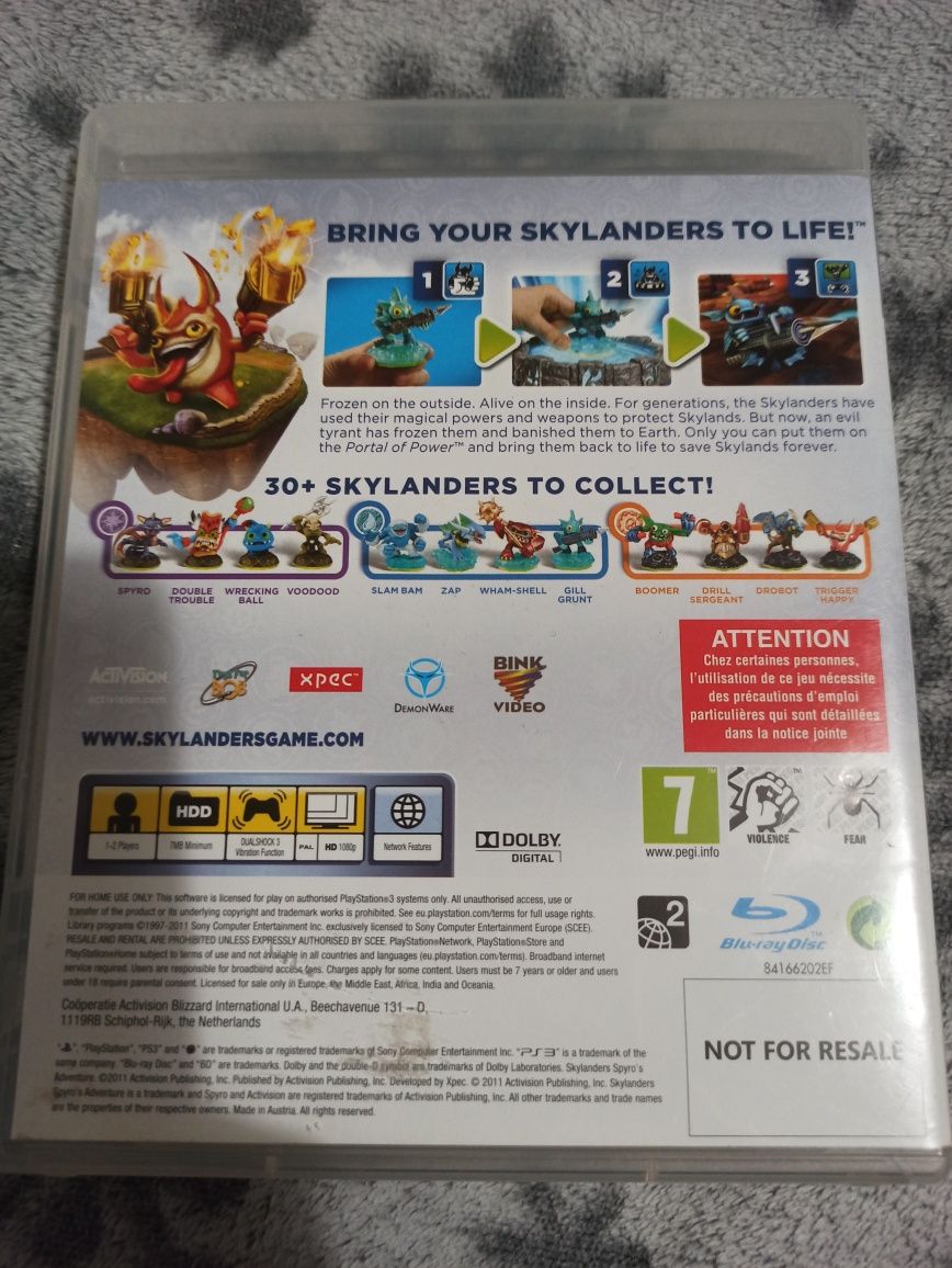 Skylanders Spyro's Adventure PS3