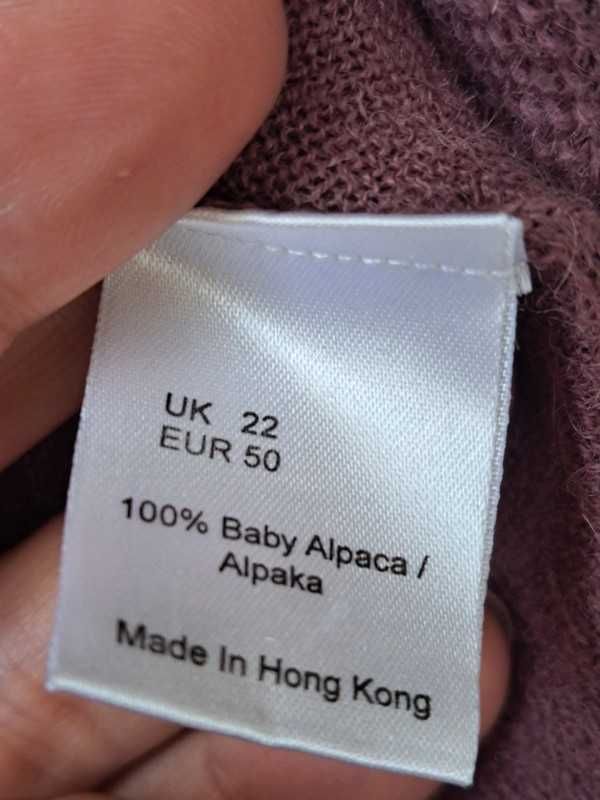 sweter kardigan 100 % alpaka / alpaca WRAP