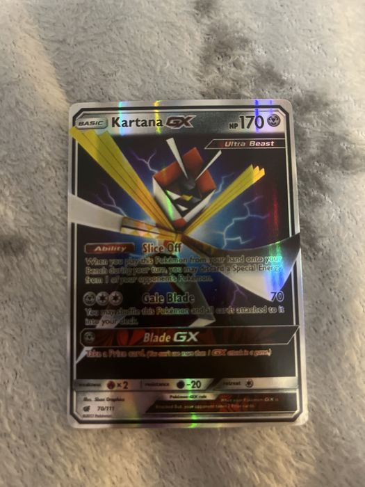 Karta Pokemon Kartana GX