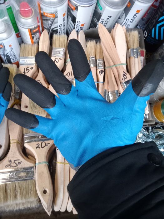 Акция Перчатки рабочие с латексным покрытием усиленные (Оптом)