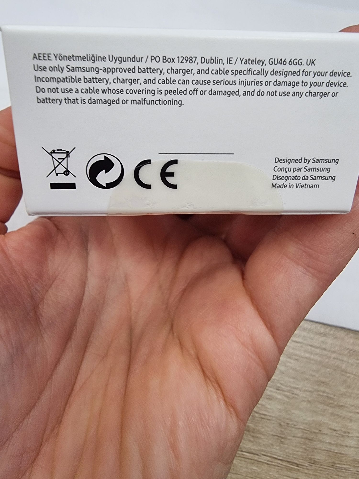 Adapter Samsung 25 W PD USB-C wtyczka, ładowarka.