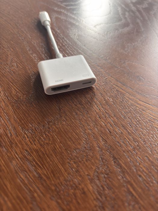 Zestaw słuchawki przewody HDMI iPhone lightning