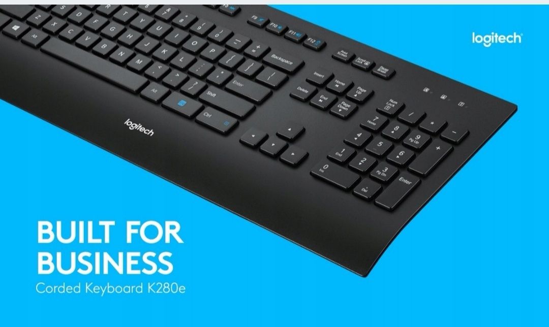 Nowa klawiatura Logitech K280E USB – wygodna i cicha praca