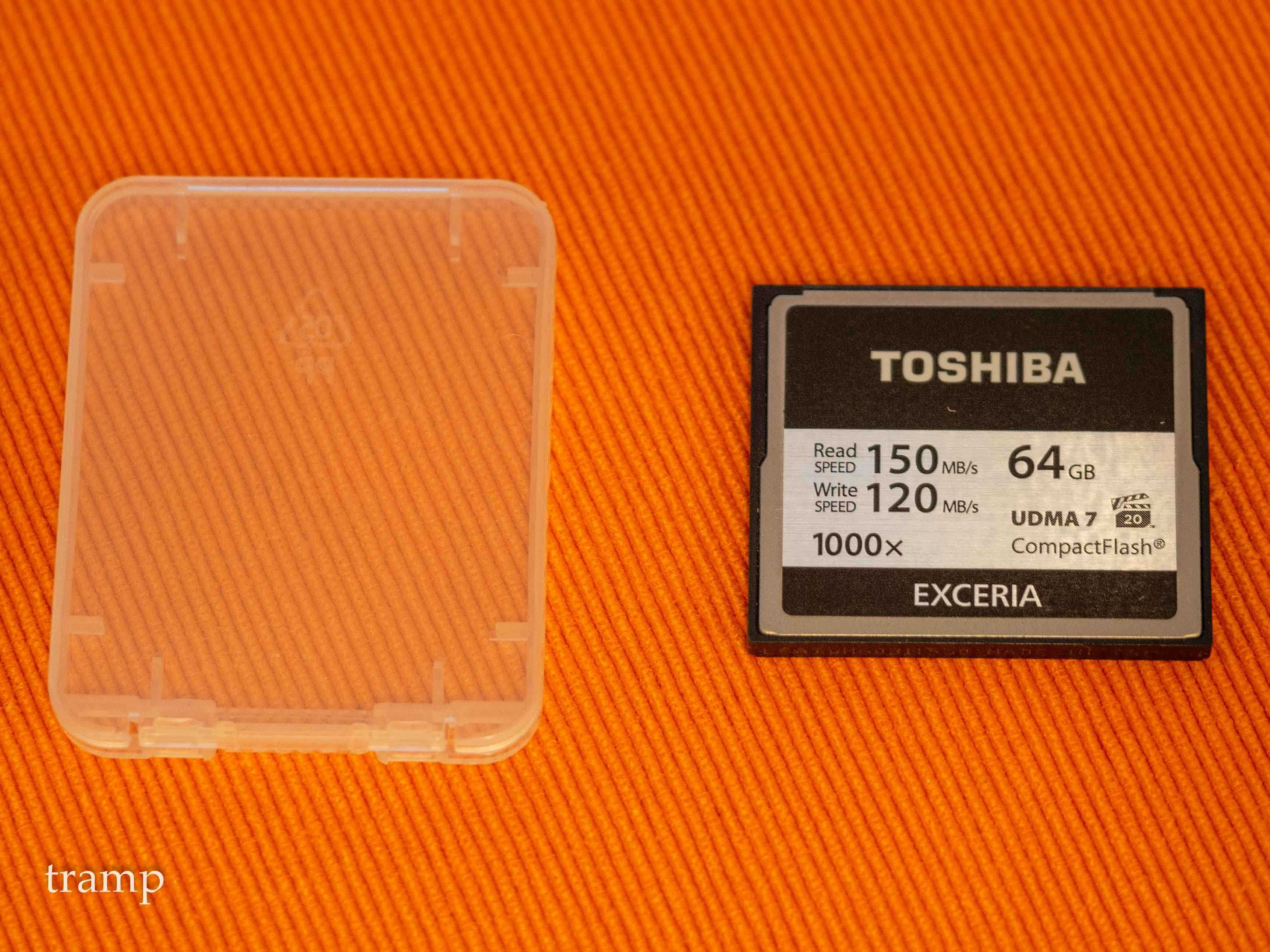 Karta pamięci CompactFlash TOSHIBA 64GB+LEXAR CZYTNIK CARD USB 3.0