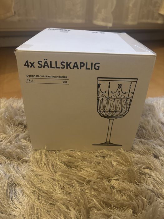 Kieliszki IKEA zdobione 4