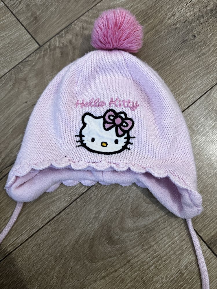 Różowa czapka Hello Kitty