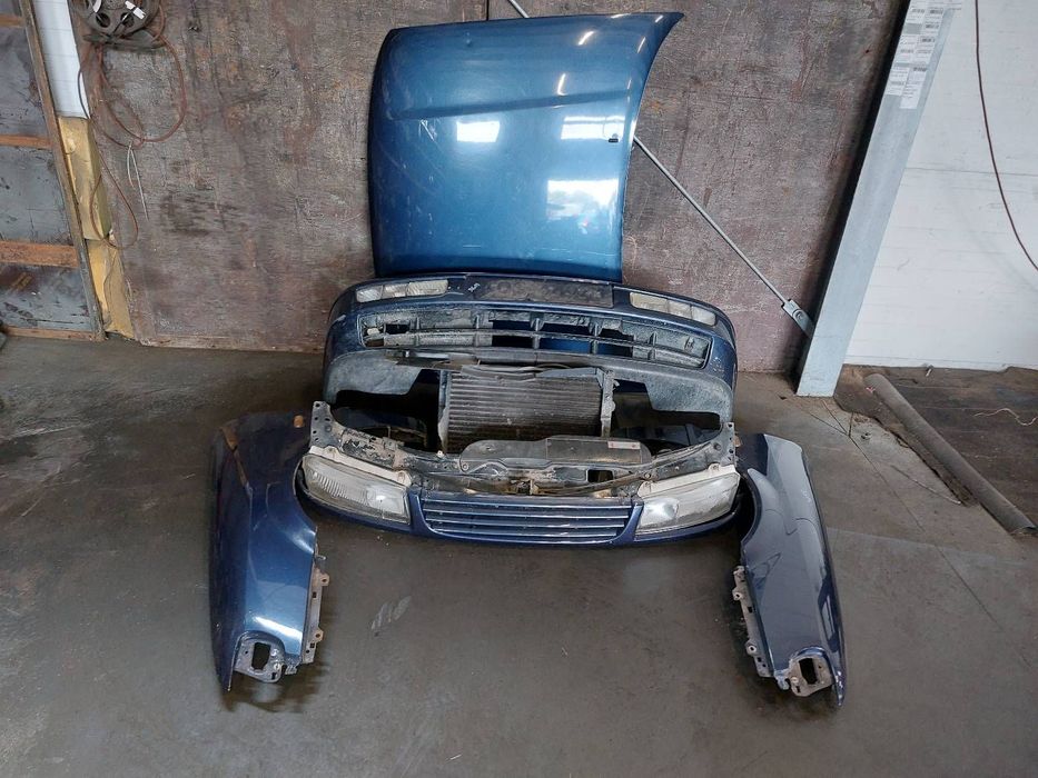 KOMPLETNY PRZÓD VW PASSAT B4 LN5Y MASKA ZDERZAK BŁOTNIKI LAMPY