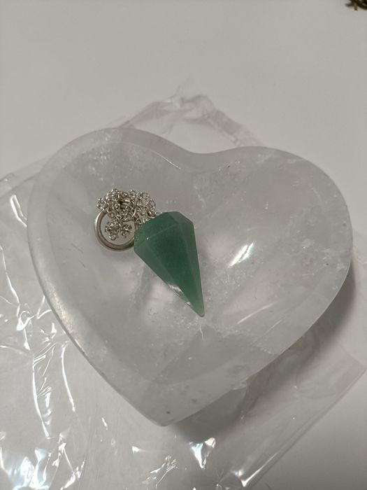 Taça Coração de Selenita 10x9cm