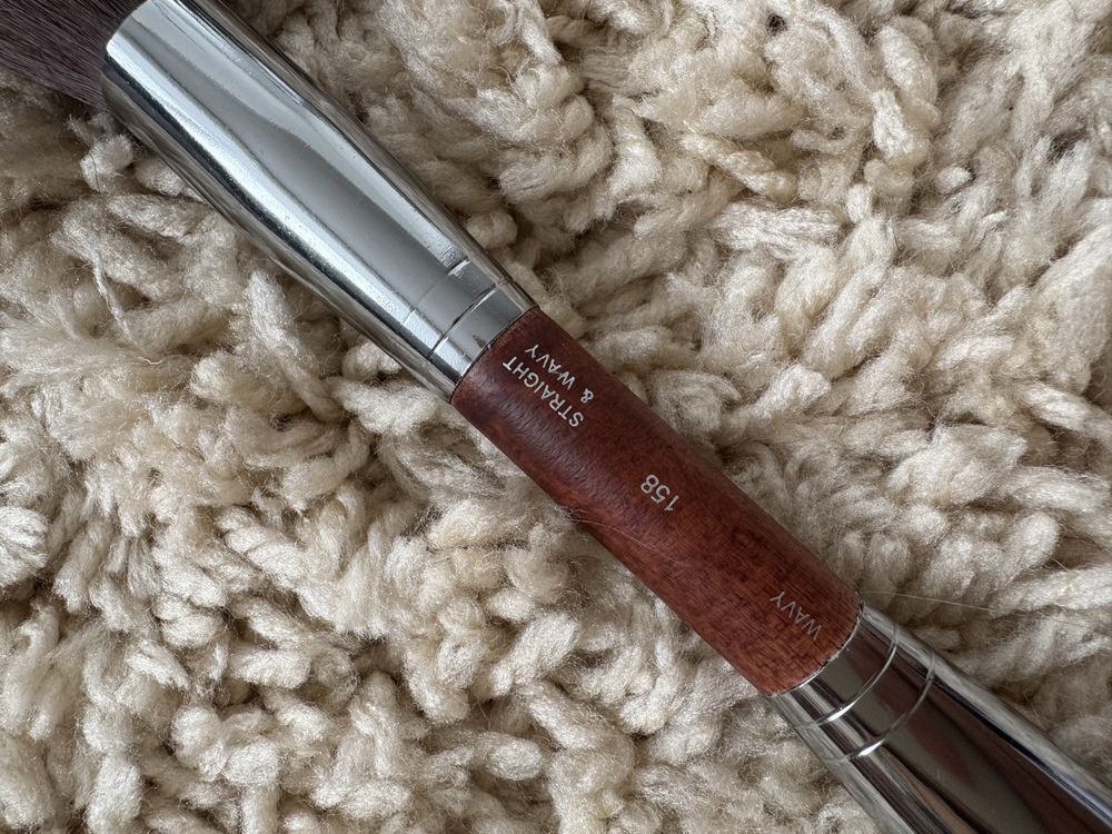 Make Up For Ever pędzel dwustronny 158 do konturowania bronzera różu