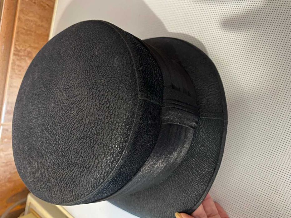 Шляпа натуральная кожа (нубук), утепленная, новая