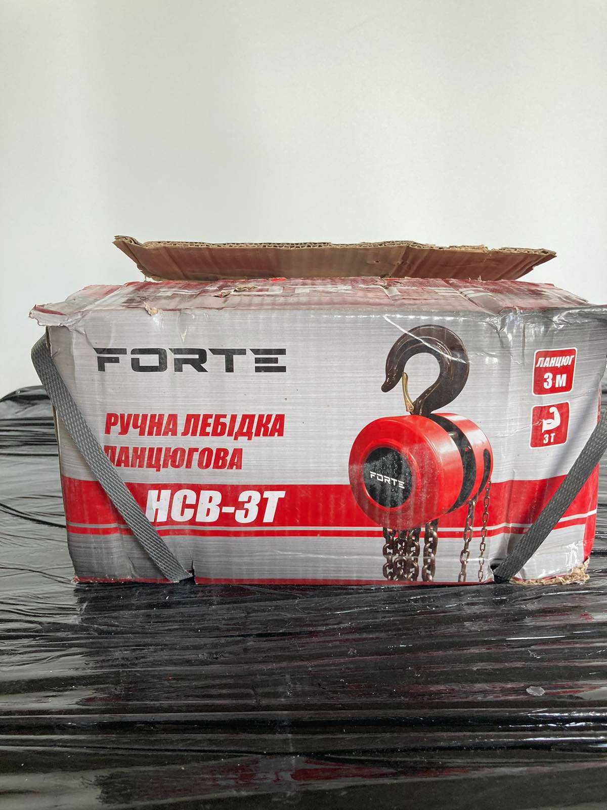Ручна лебідка ланцюгова тельфер  (3 т, 3 м) - HCB-3T (FORTE)