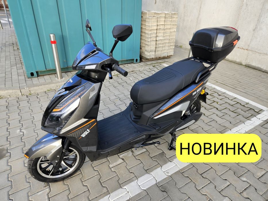 Електроскутер SokMoto Wolf 2999W новий мопед вульф єлектро