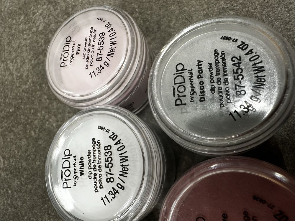 Manicure tytanowy zestaw 5 kolorow NOWE
