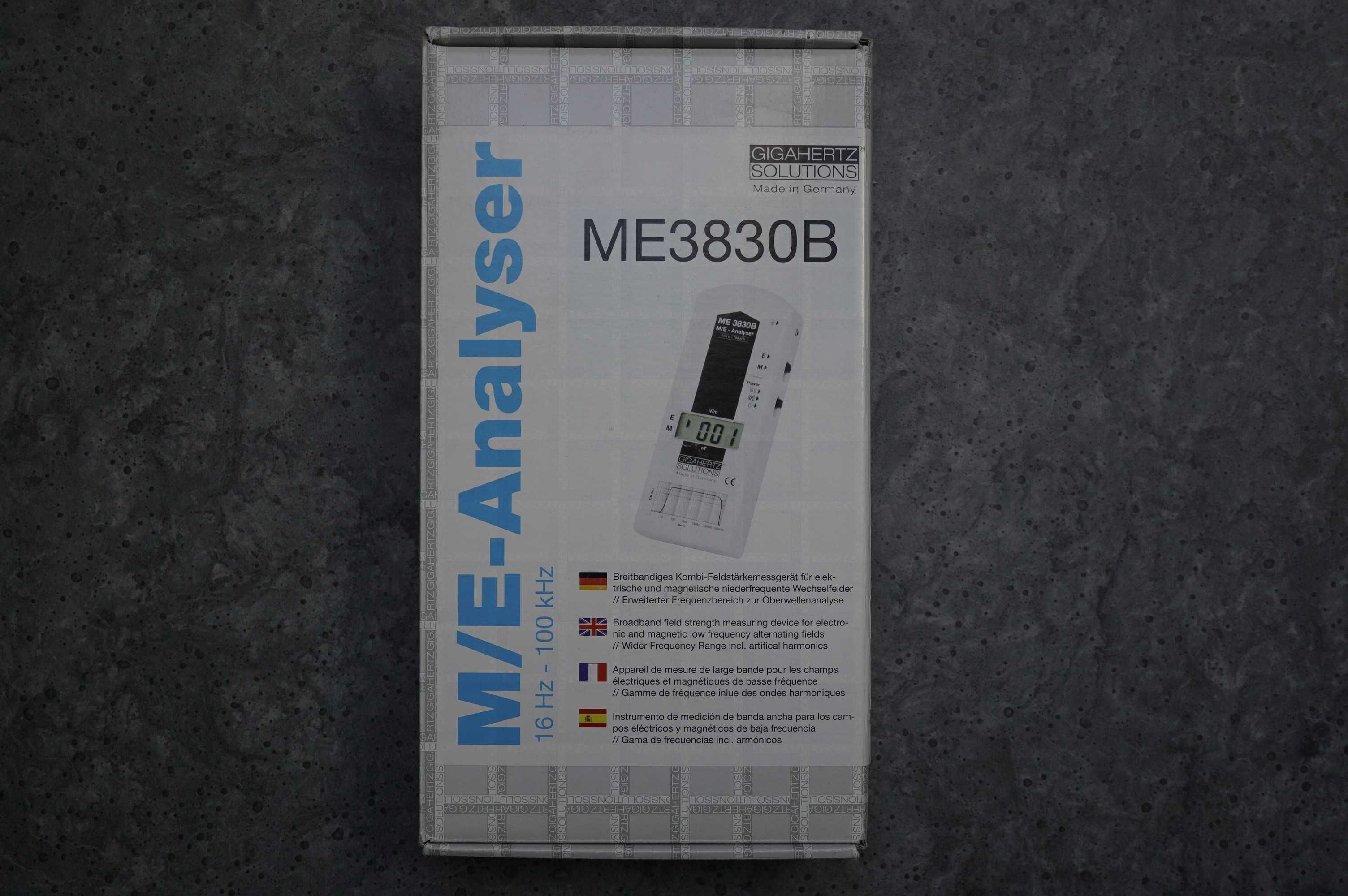 Miernik pola elektromagnetycznego Gigahertz Solutions ME 3830B,
