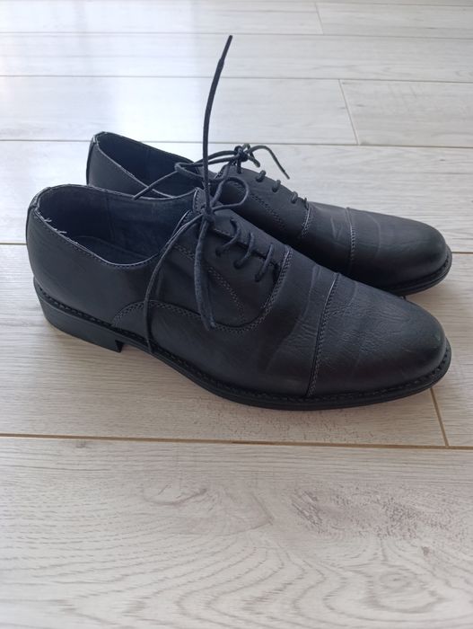 Skórzane, eleganckie półbuty męskie 44