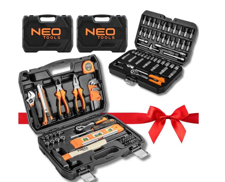 DUŻY Zestaw narzędzi KLUCZE NARZĘDZIA  - PREZENT dla mężczyzny