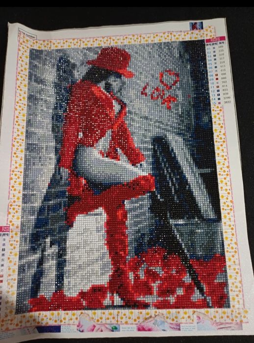 Telas Feitas em Diamond Painting