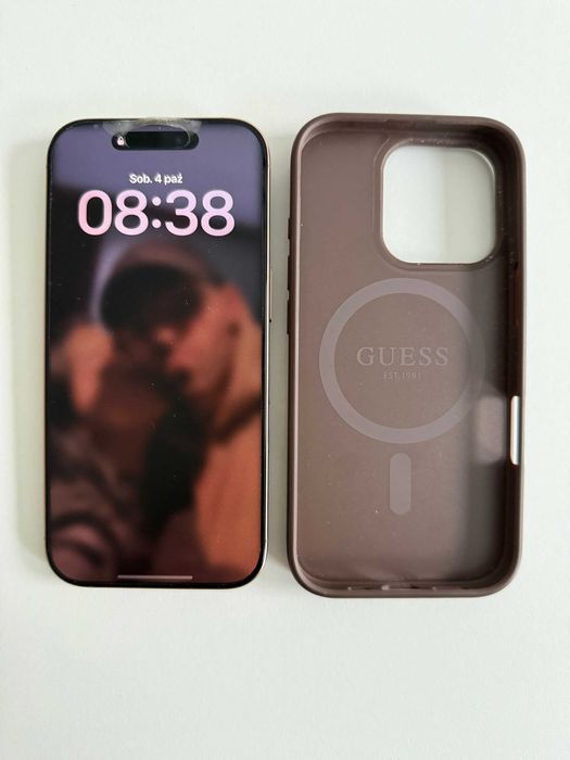 Apple iPhone 16 Pro 128GB Tytan pustynny (złoty) IDEAŁ