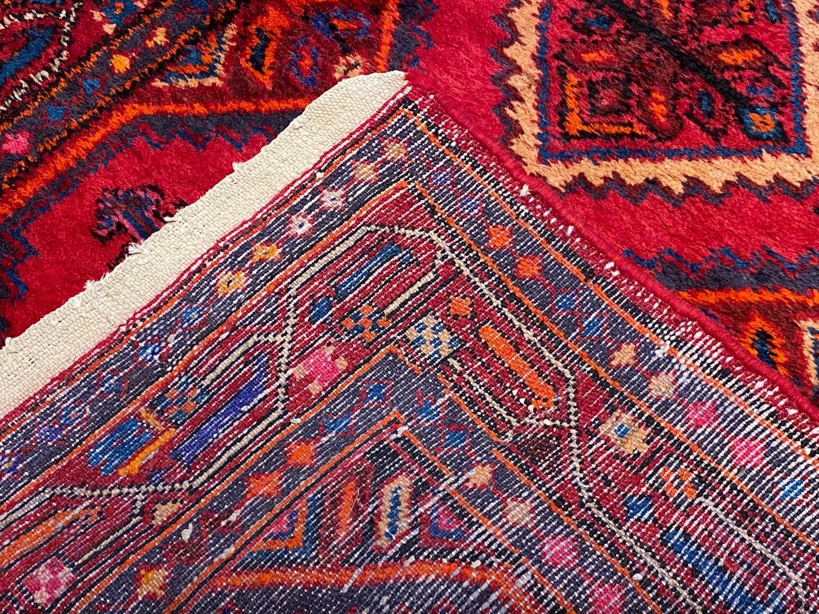 Perski dywan Senneh 215 # 88 Ręcznie tkany wełniany z Iranu