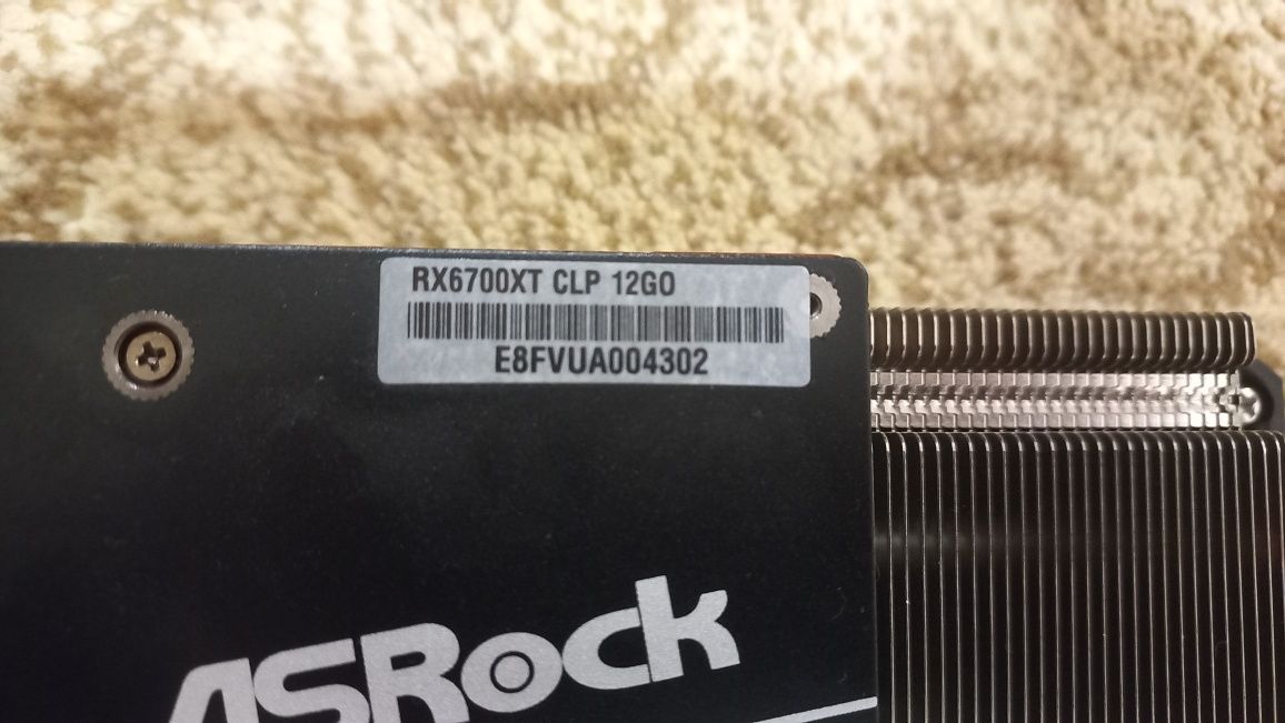 Видеокарта ASRock RX 6700 XT Challenger Pro OC 12gb