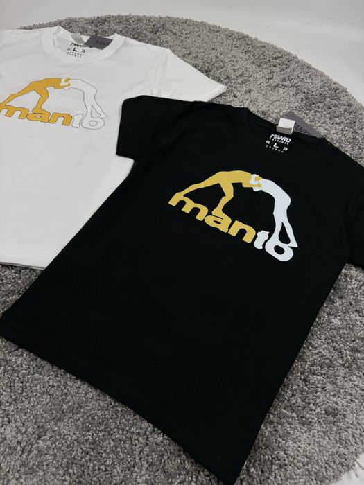 Футболка Manto Classic чорна біла усі розміри манто