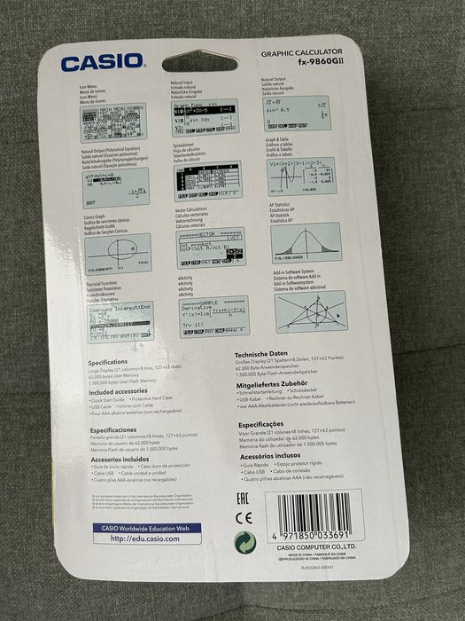 Casio FX-9860GII - Calculadora gráfica