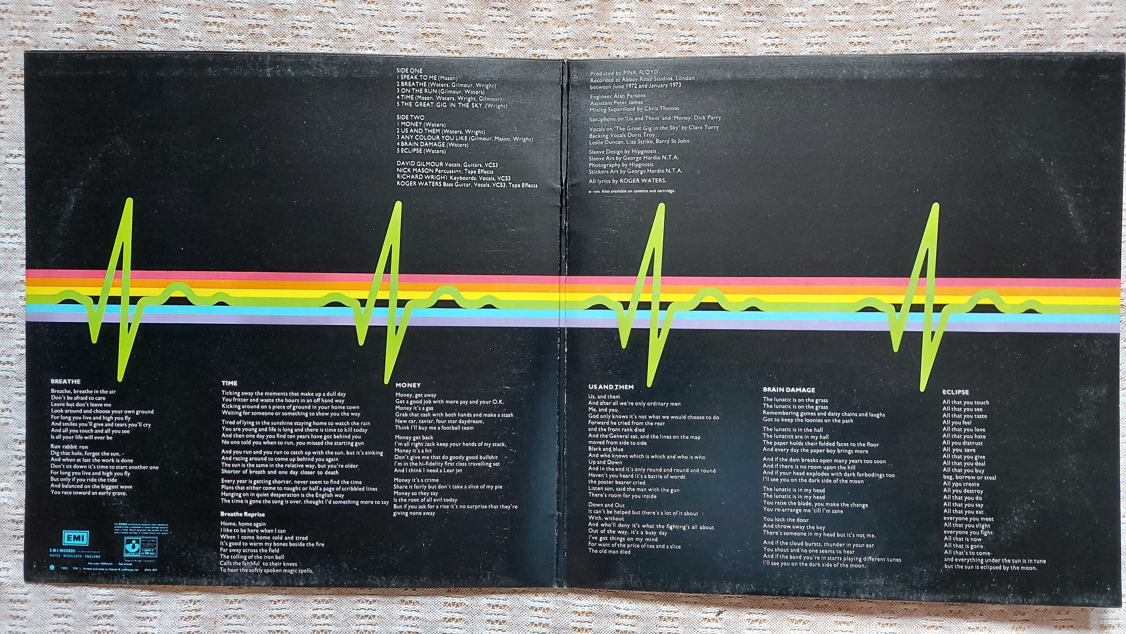 Pink Floyd ‎ The Dark Side Of The Moon 1983 IR (NM-/EX+)  PLAKAT