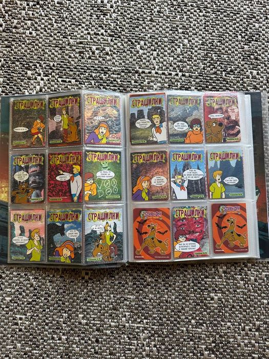 Scooby Doo коллекционные карточки Скуби Ду Скубі