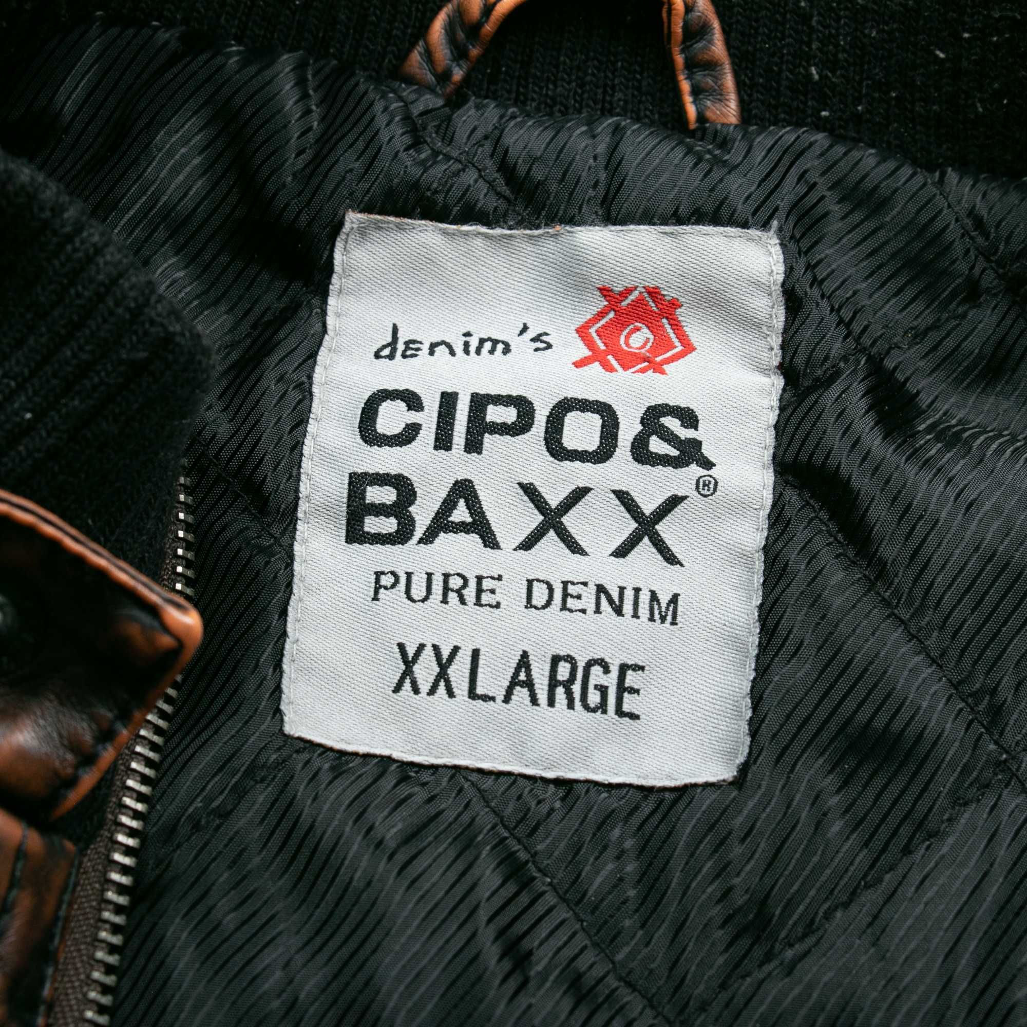 Cipo&Baxx kurtka skórzana bomberka XL ekoskóra