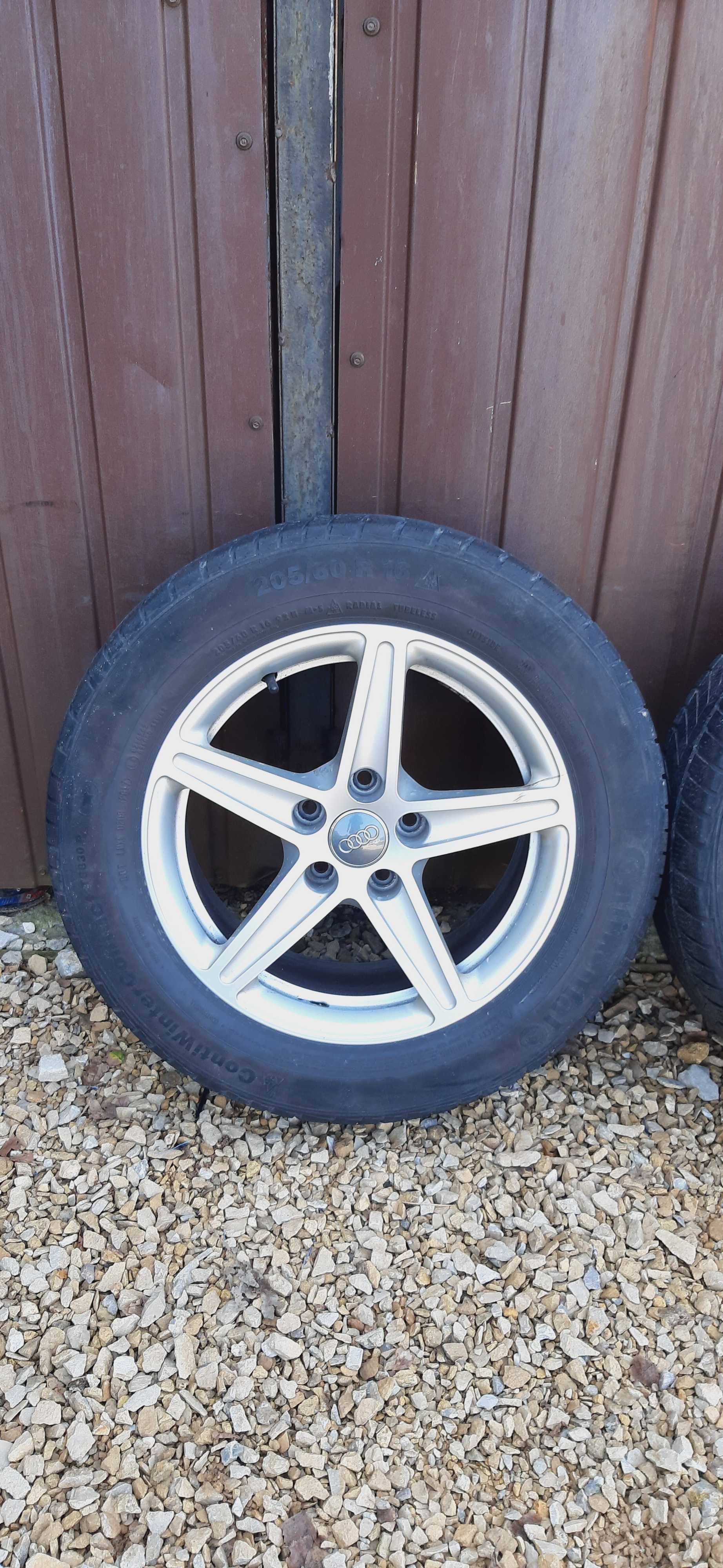 Koła 205/60 R16 5x112 Alufelgi + opony zimowe Audi A3 A4