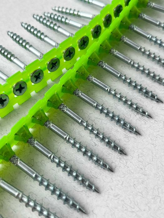 Шуруп на стрічці для плит до дерева, OSB, ДВП, ДСП (в ассортименіт)