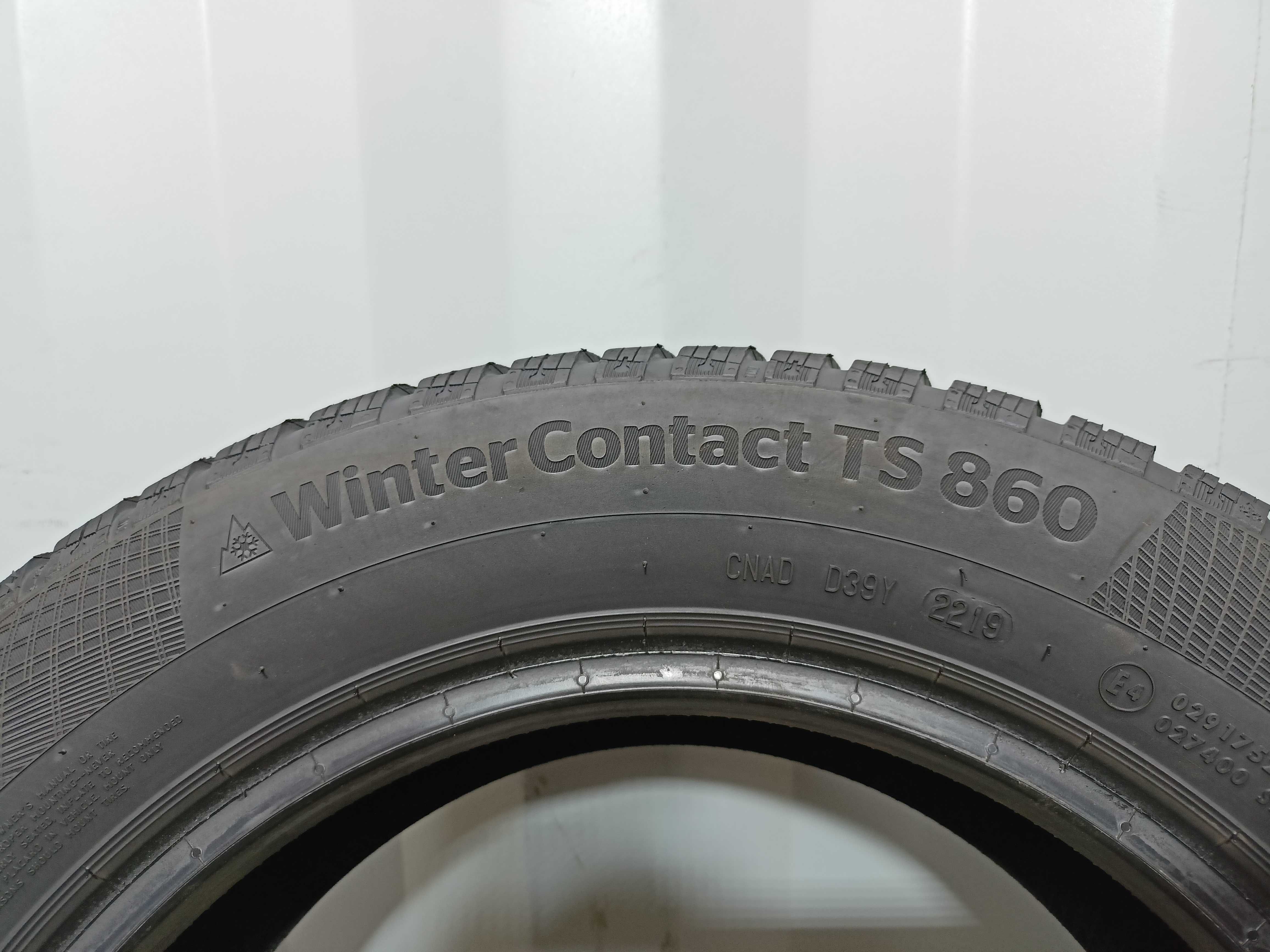 CONTINENTAL WINTER CONTACT TS860 185/65/15 2019ROK 88T 7,3MM (31)