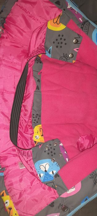Зимова курка та комбінезон на дівчинку 3-4 роки