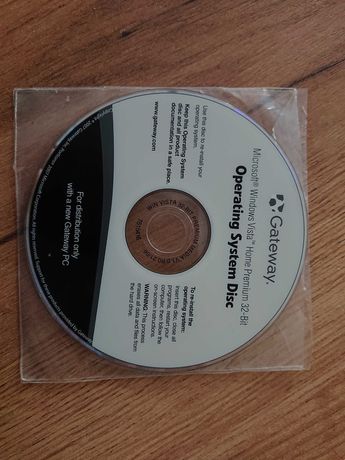 Windows Vista płyta i klucz produktu