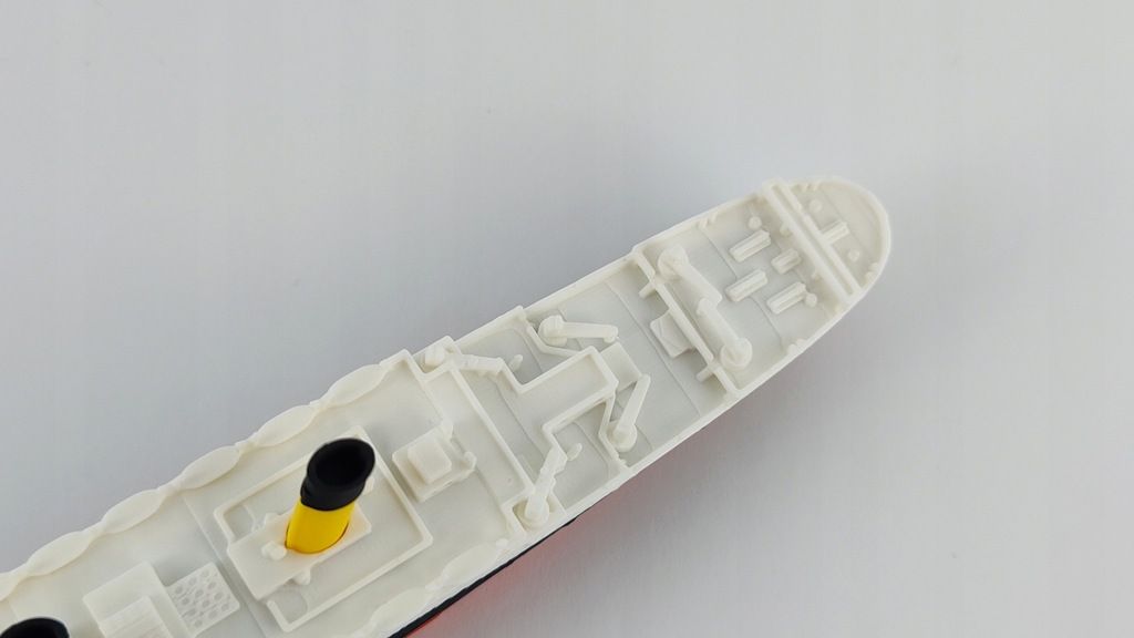 RMS Olympic – Model 3D - 269mm (Skala 1:1000) - metalowe wstawki