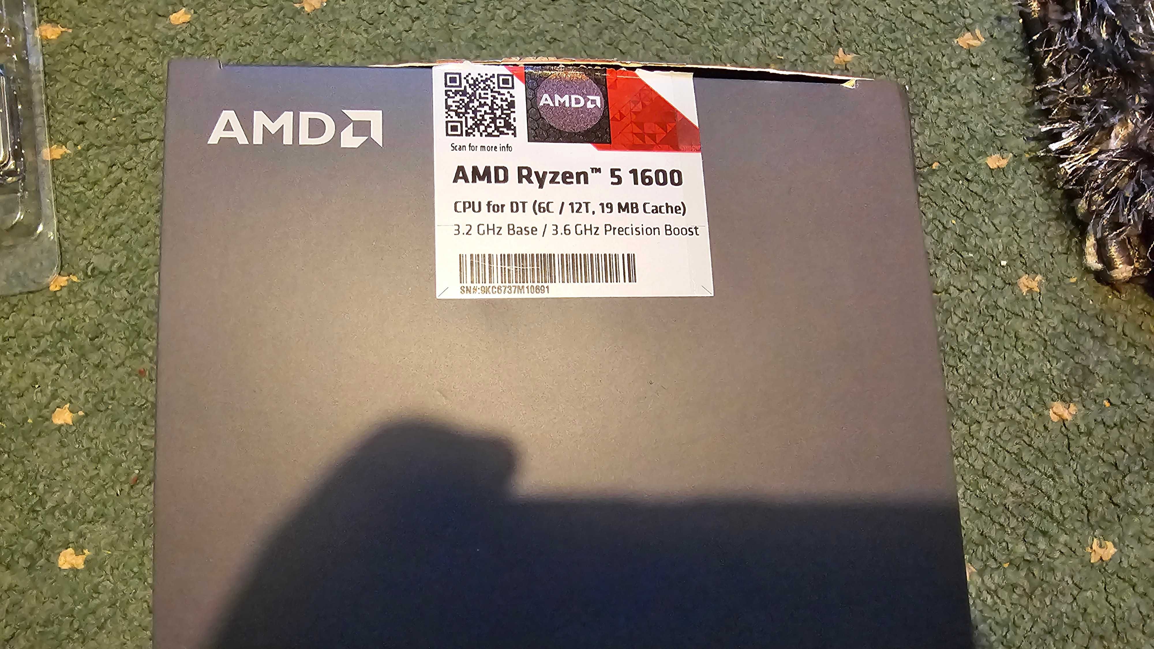 Processor Amd Ryzen 5 1600 3.6 GHz + pudełko i chłodzenie