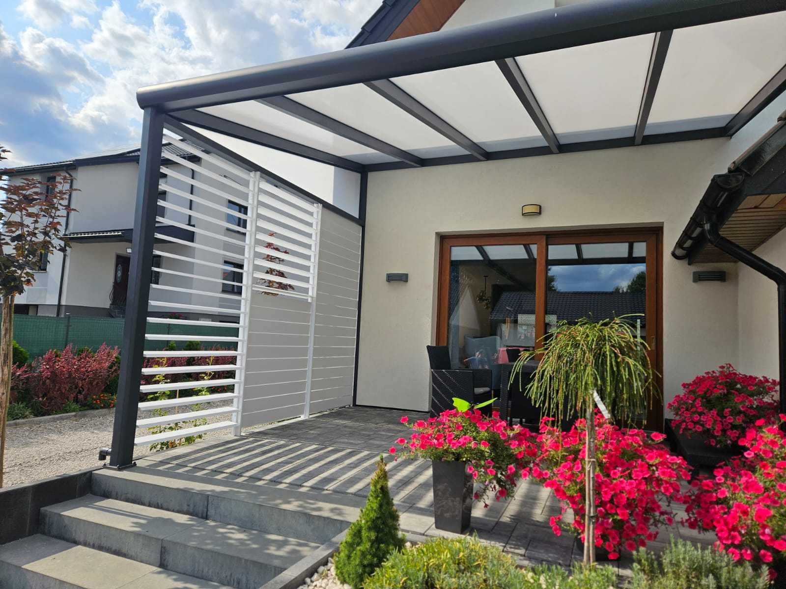 Zadaszenie tarasu, pergola, ogród zimowy, szklany, patio, oranżeria