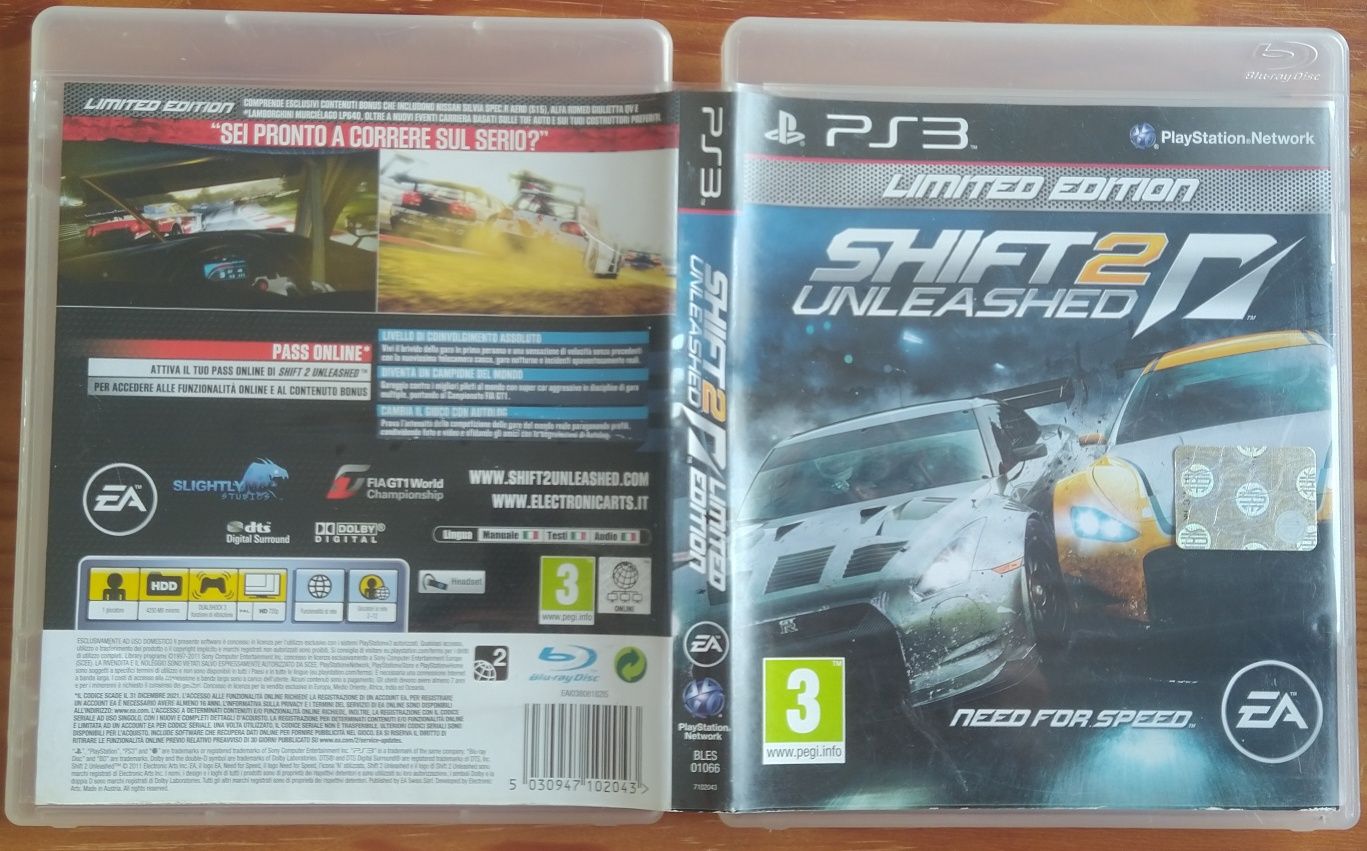 Need for Speed Shift Unleashed 2 Edição Limitada PlayStation 3