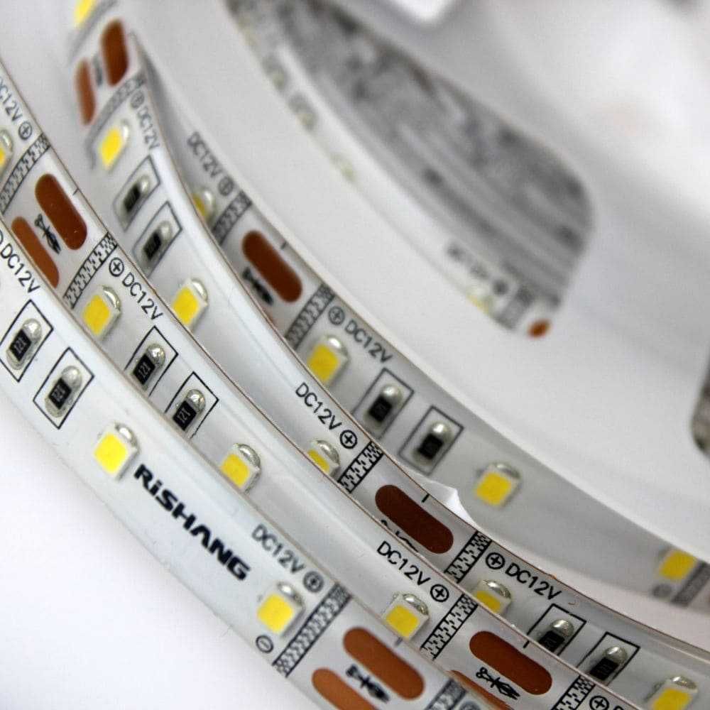 Led лента Rishang R6060TA 12W/m, DC 12V, IP65, 3000K Warm White