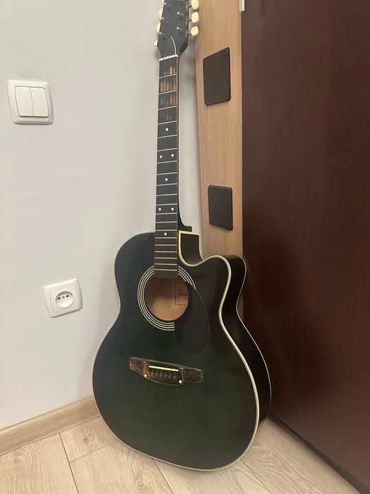 Акустична гітара Trembita (виріз, зеленого кольору)