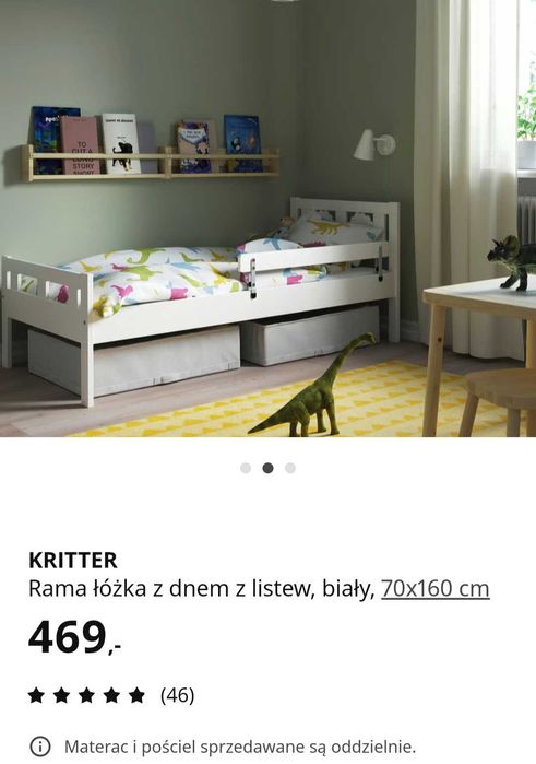 Łóżko dziecięce Ikea Kritter
