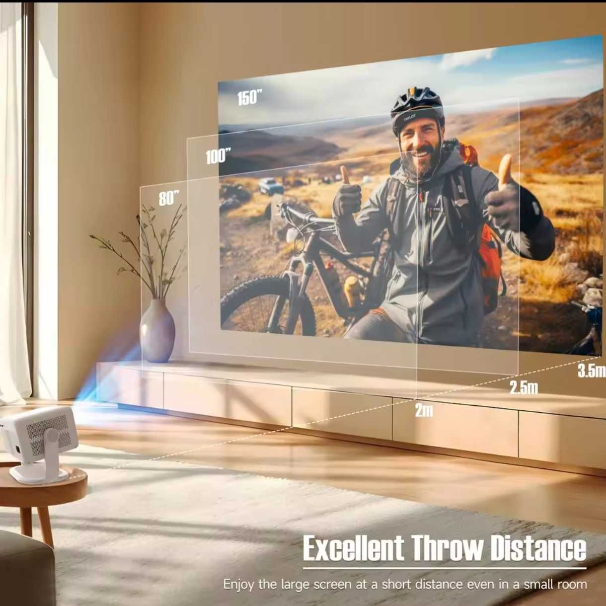 НОВЫЙ Проектор Magcubic L018 WiFi 4K Ultra HD с пультом управления