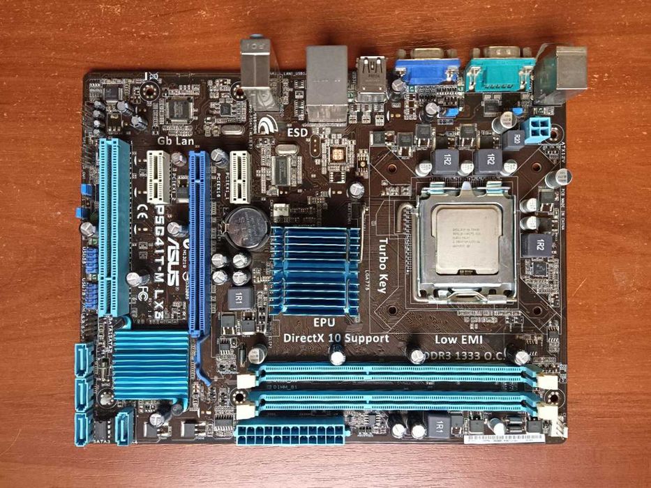 Материнская плата 775 ASUS P5G41T-M LX3 2xDDR3 VGA E8400