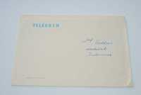 Stary telegram koperta 1967 r antyk zabytek