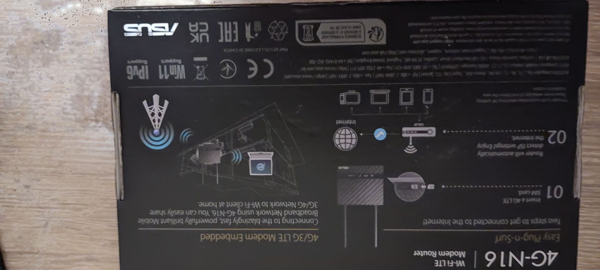 Asus 4G-N16 modem router